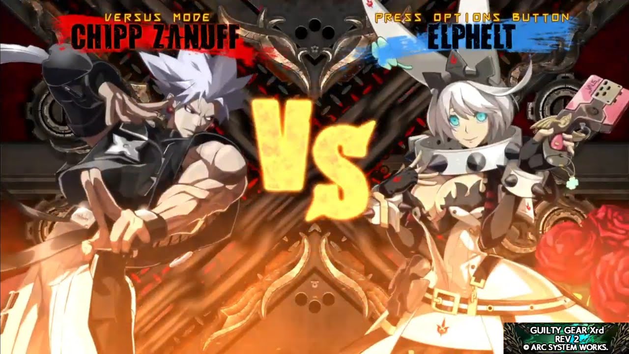 Guilty Gear Xrd Rev 2 - Chipp vs Elphelt
