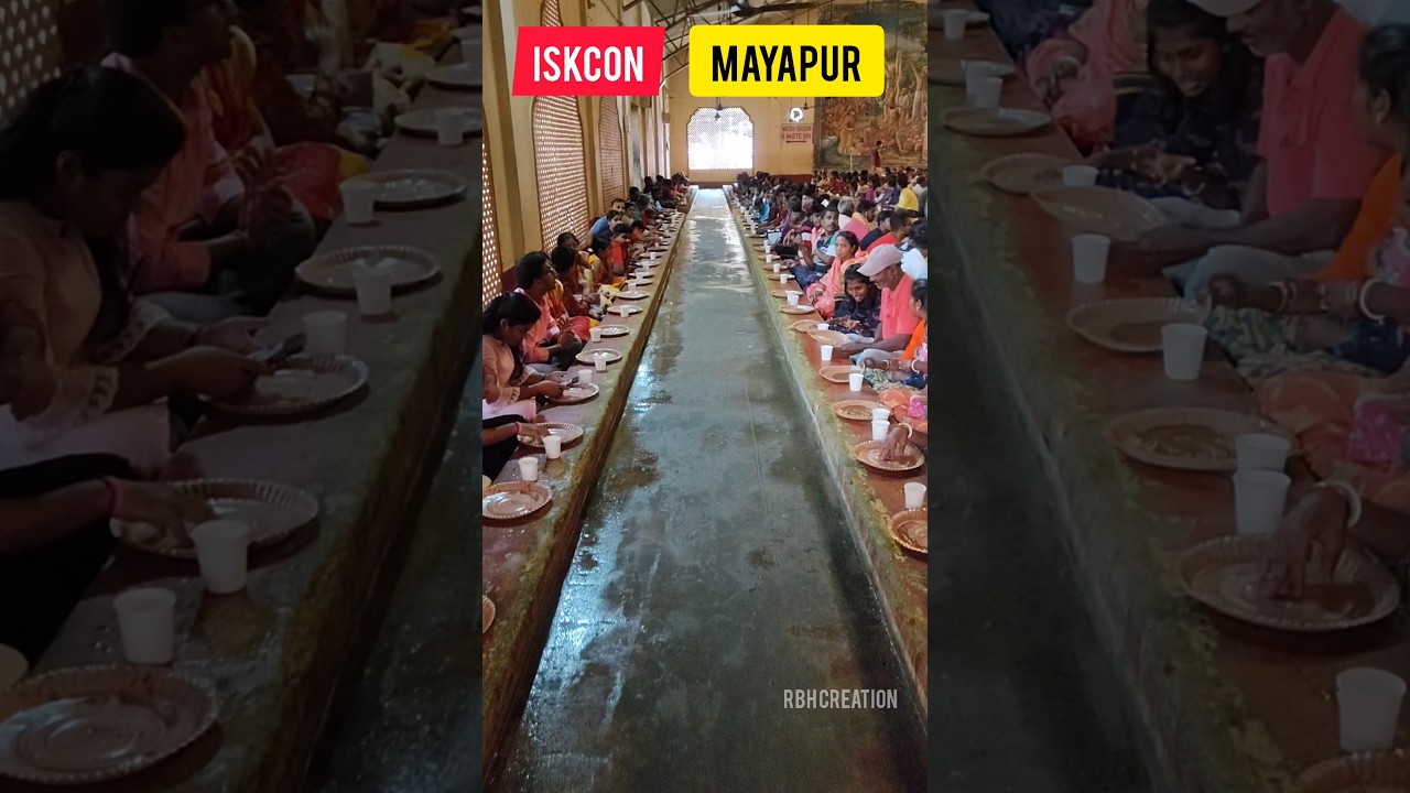 Iskcon Mayapur Mahaprasad | #shorts #viral #trending | Iskcon Mayapur 2023 | #iskconmayapur #iskcon
