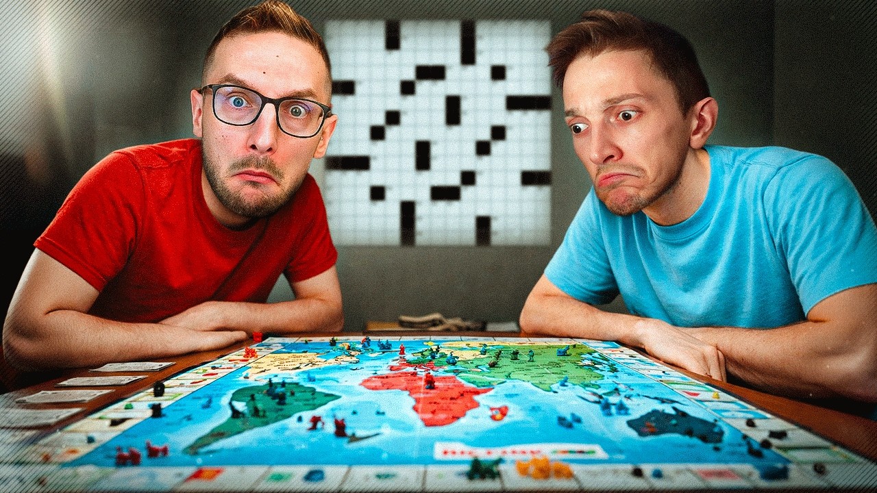 DUE ESPERTI DI GIOCHI DA TAVOLO COMPLETANO UN CRUCIVERBA IN TEMPO RECORD! w/ROHN & DREAD!