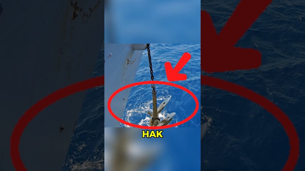 ⚓To NIE kotwica! Prawdziwy pow&oacute;d, dla kt&oacute;rego statek stoi w miejscu