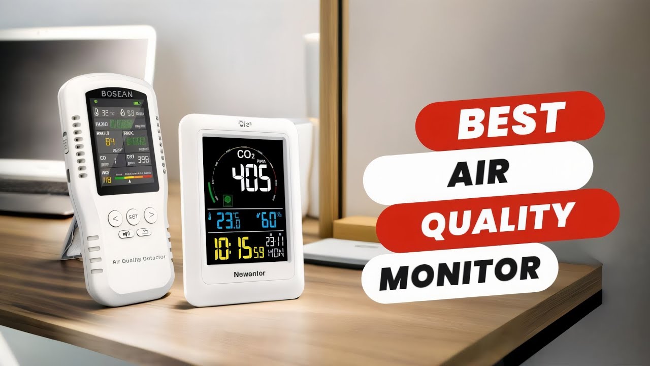 Best Air Quality Monitors 2025 – Top 5 Picks for Home & Office!