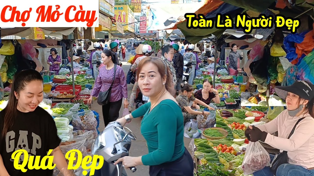 Lạ quá : ở đây nếu không Đẹp thì cũng Dễ Thương Chợ Mỏ Cày - Bến Tre, thiên đường Hải Sản 
