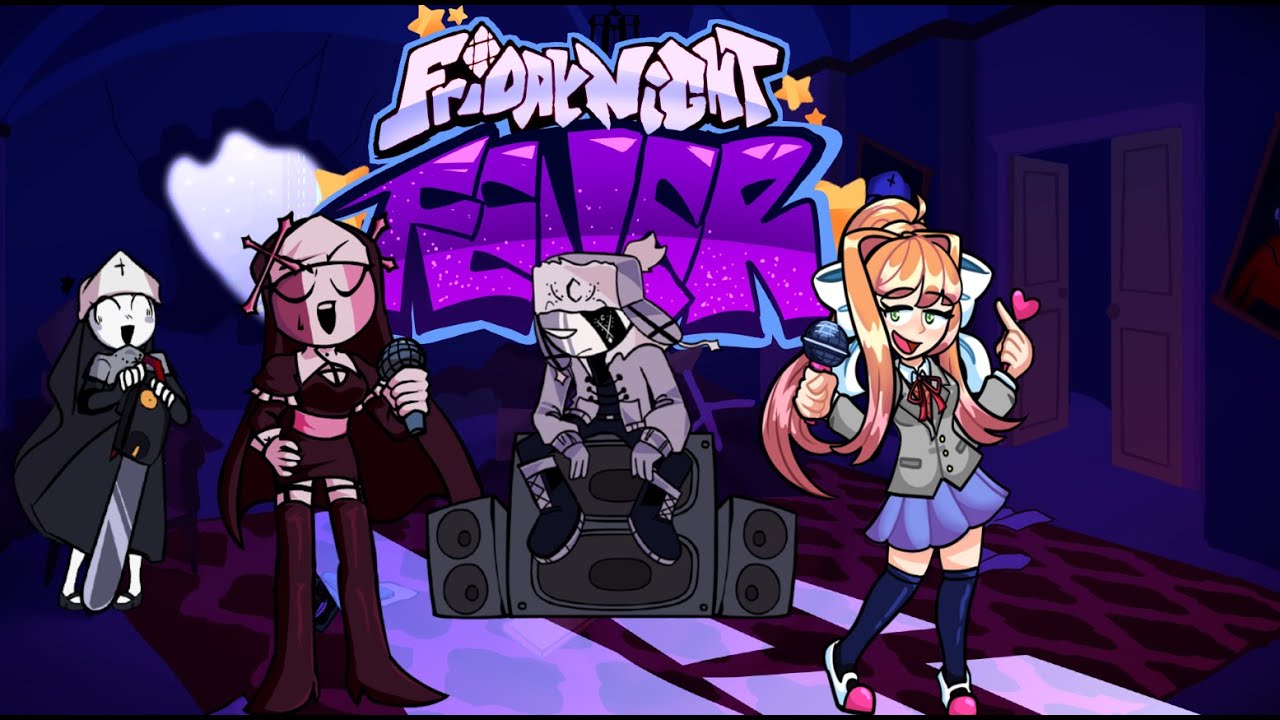 Friday Night Funkin' Crucify But Its Sarvente And Monika - FNF Mod [Hard] (Mid Fight Masses) (Fever)