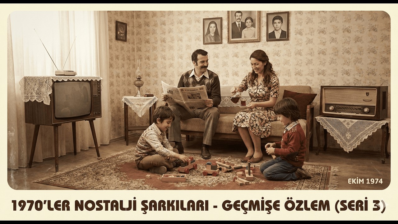 1970'ler Nostalji Geçmişe Özlem Seri - Huzur Dolu Eski Günler | Unutulmuş Hatıralar - Plak Şarkıları