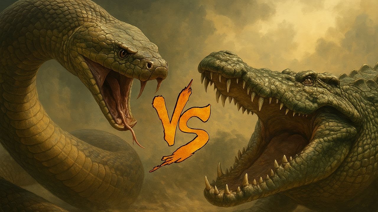 Titanoboa vs Crocodilo Gigante! quem era o predador supremo?