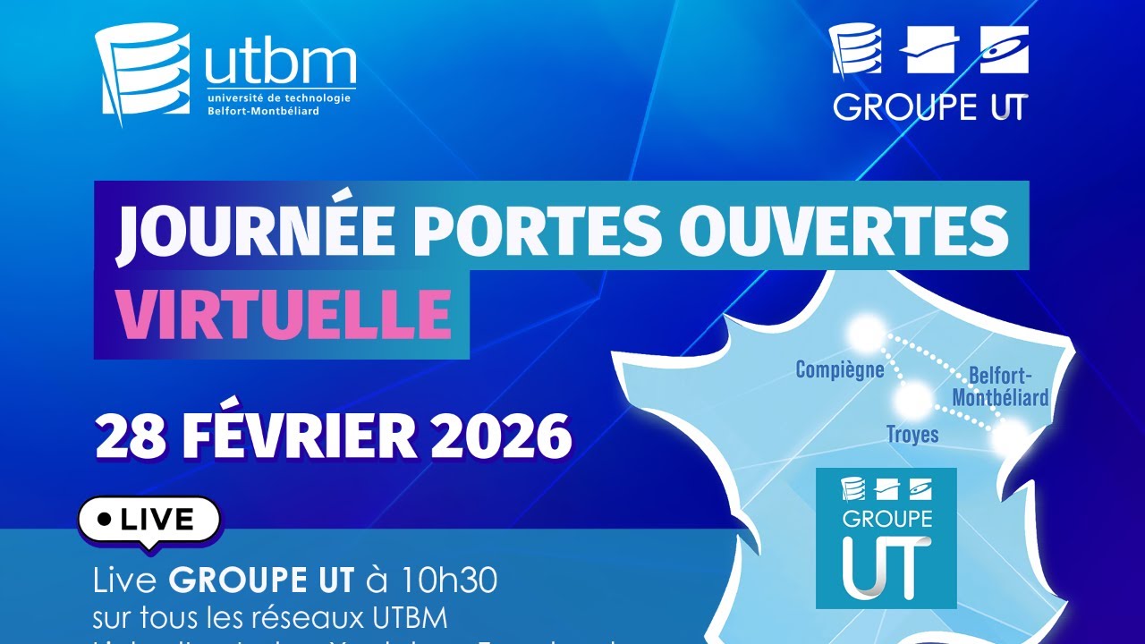 🎓 JPO Virtuelle – Universités de Technologie | Groupe UT