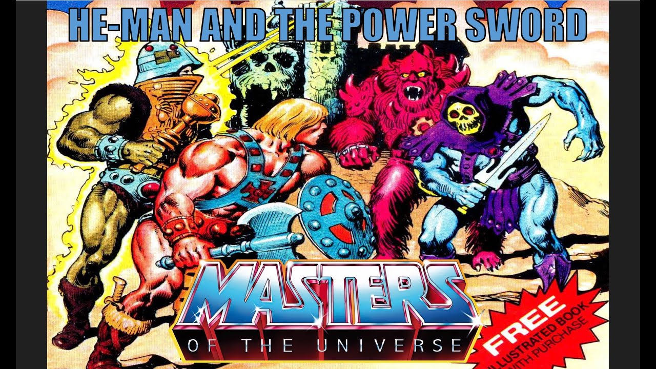 Masters of the Universe - He Man and the Power Sword minicomic narrated w/80s cartoon soundtrack