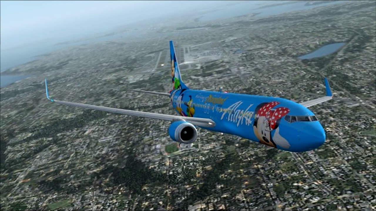 AS404 737-900 ALASKA AIRLINES SEATTLE - LOS ANGELES