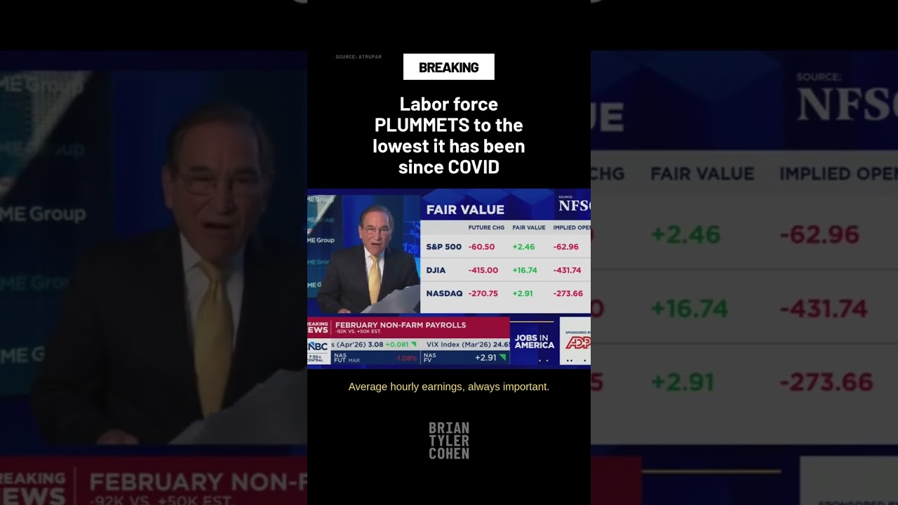 Siła robocza gwałtownie spada do najniższego poziomu od czasu pandemii COVID