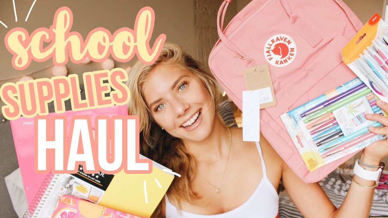 BACK TO SCHOOL SUPPLIES HAUL!