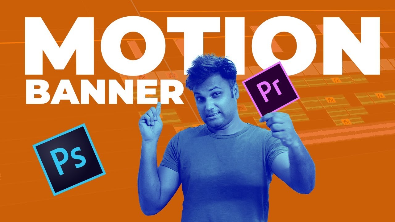 Motion Graphic Banner in Premiere Pro & Photoshop CC – New Graphic Trend 2019