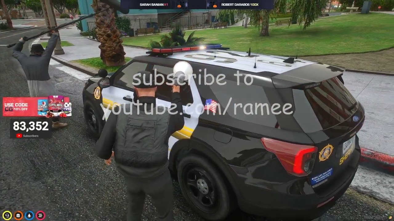 Ramee Tells Cops to Leave the Area with Megaphone while Raiding Hydra