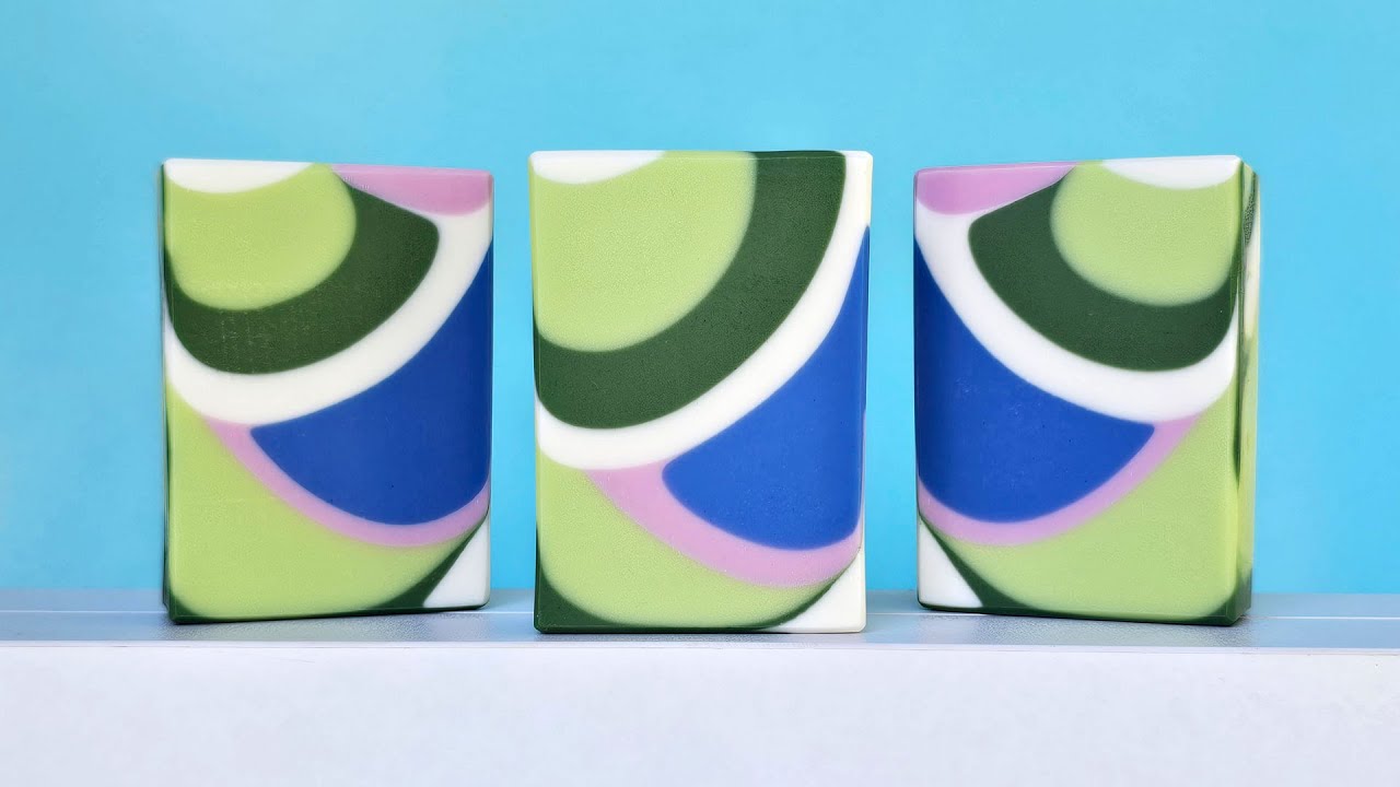 Мыло Groovy Swirl CP | Soap Challenge Club | 🌿 #SoapMaking #HandmadeSoap