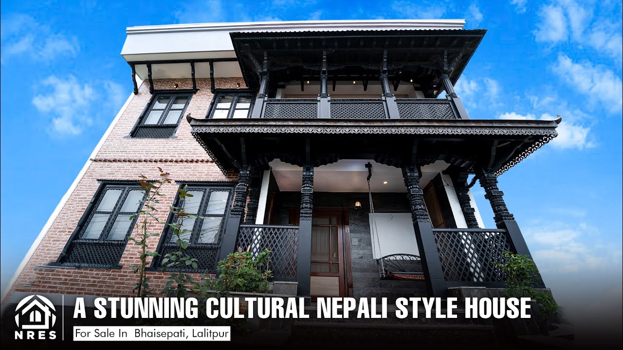 Brand New House For Sale in Bhaisepati Height, Lalitpur| Cultural Nepali Style House For Sale