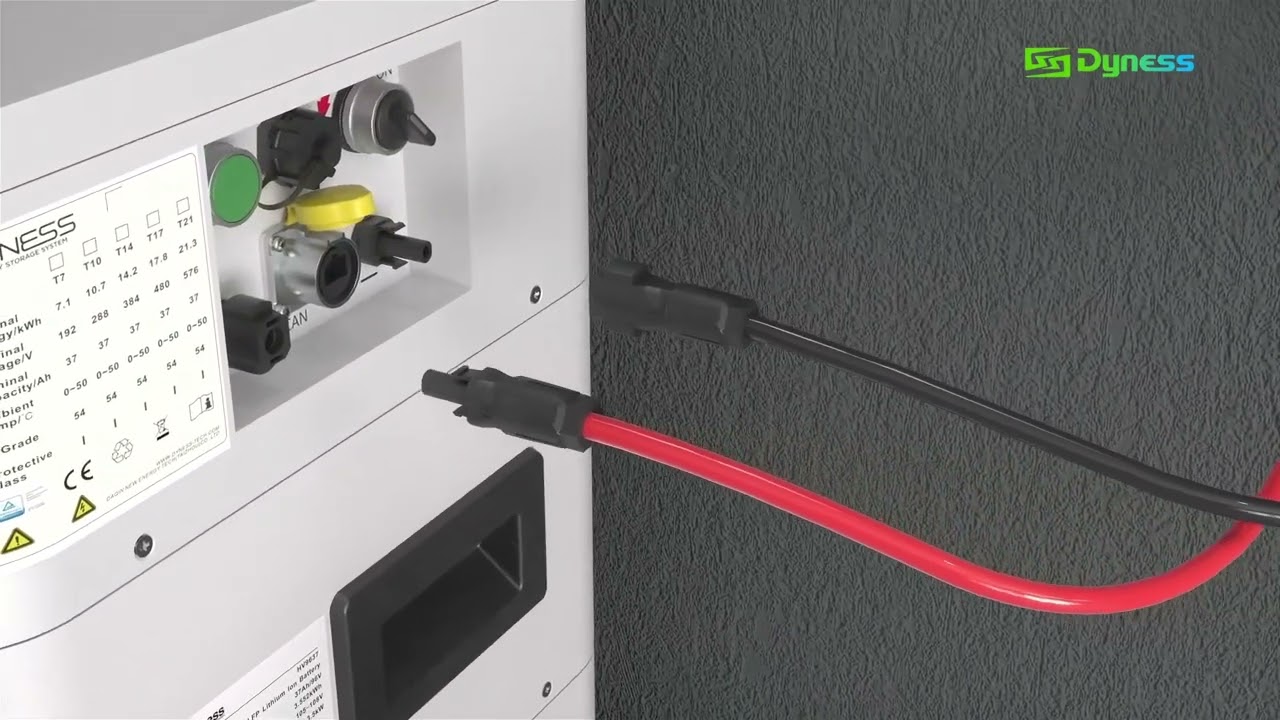 Dyness Tower and Goodwe Inverter ET Series ET Plus Series Connection Instruction Video