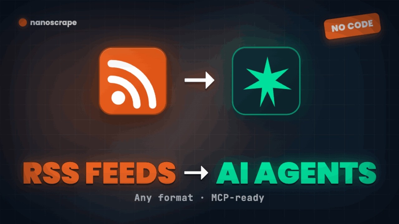 RSS Feed Reader for AI Agents &mdash; Parse Any Feed at Scale (No Code)