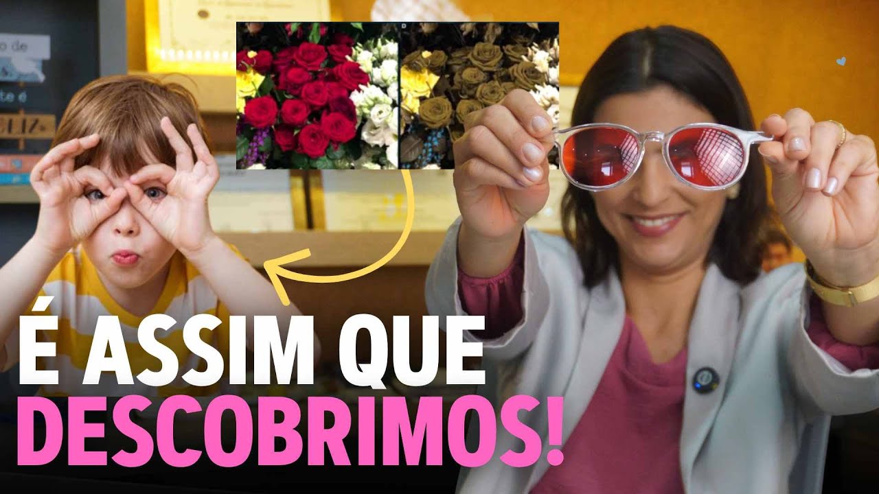 COMO SABER SE MEU FILHO TEM DALTONISMO?