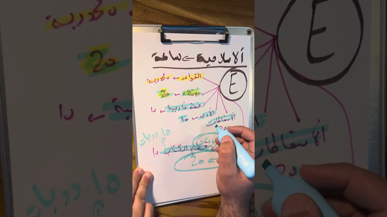 25 يوم + 4 مواد = معدل 80❓❓❓