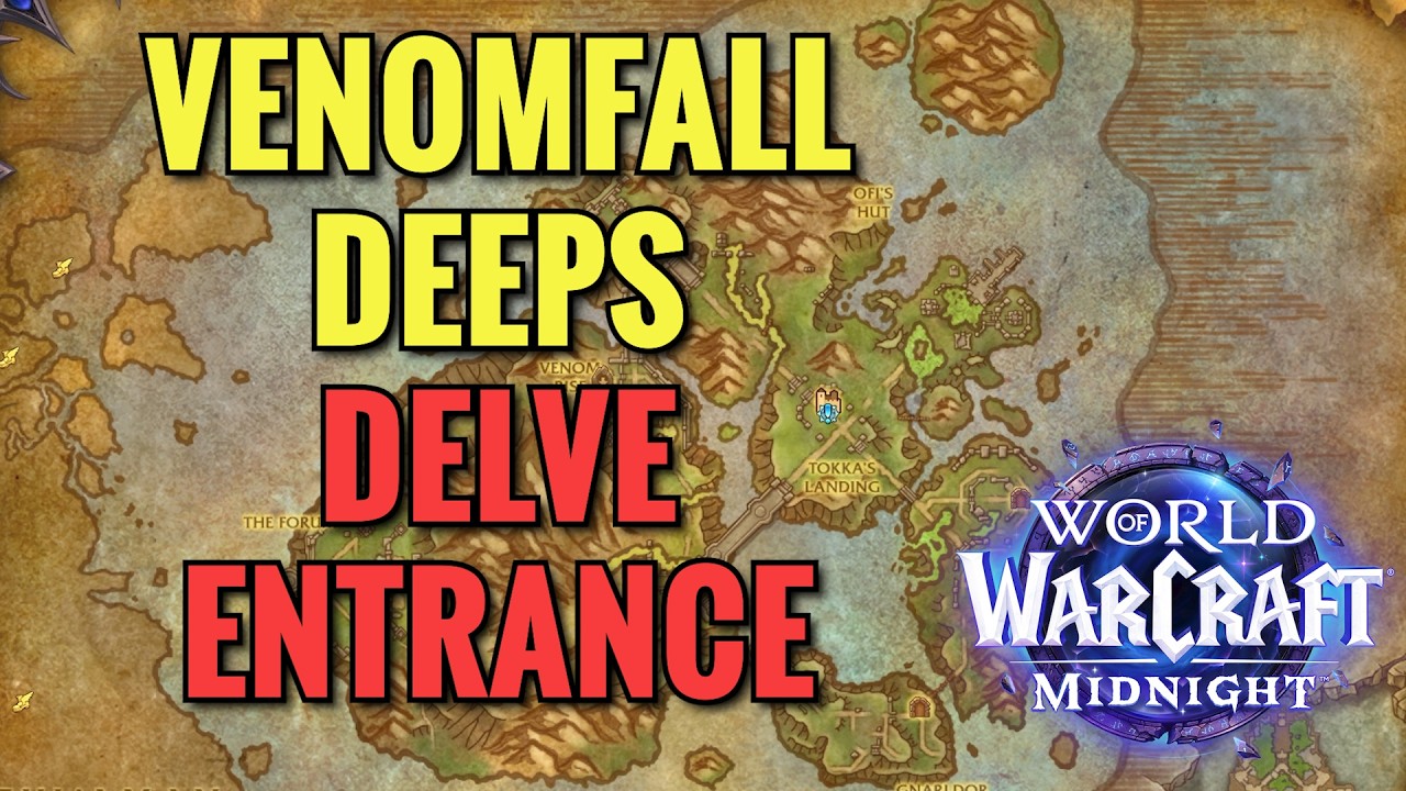 Venomfall Deeps Delve Entrance Location (WoW Midnight)