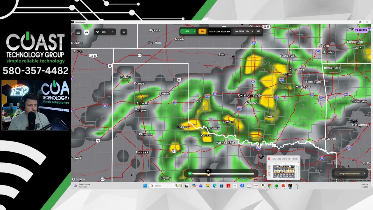 Sunday Evening (1/4) LIVE Forecast Update