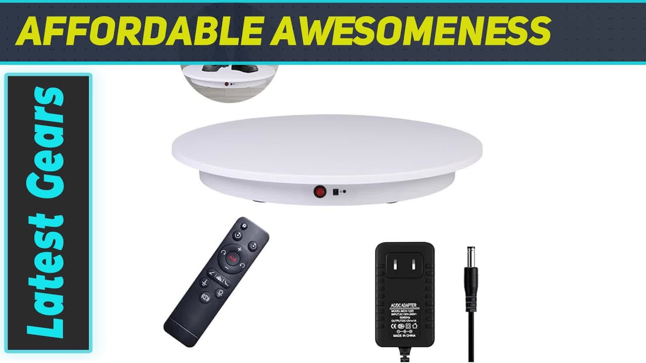 Revolutionizing Product Photography: JAYEGT 360 Degree Photography Turntable Review
