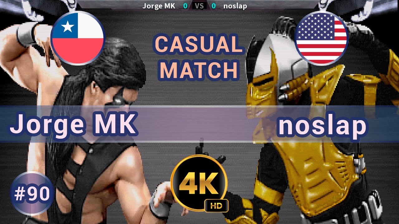 UMK3 - 🇨🇱 Jorge MK vs noslap 🇺🇸 CASUALS / 4K 60 FPS #umk3 #ultimatemortalkombat3 #t99hex #team99hits