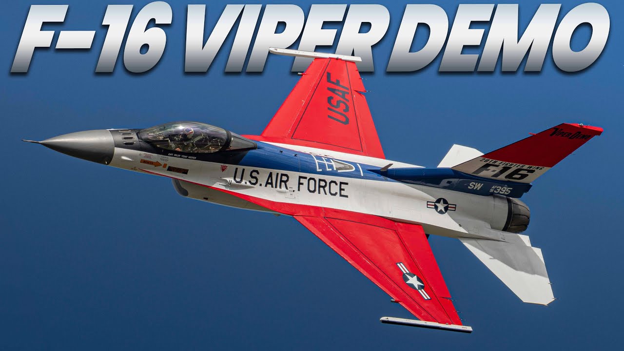 The Ultimate F-16 Viper DEMO – INSANE Cockpit Footage! - Stuart Airshow 2024