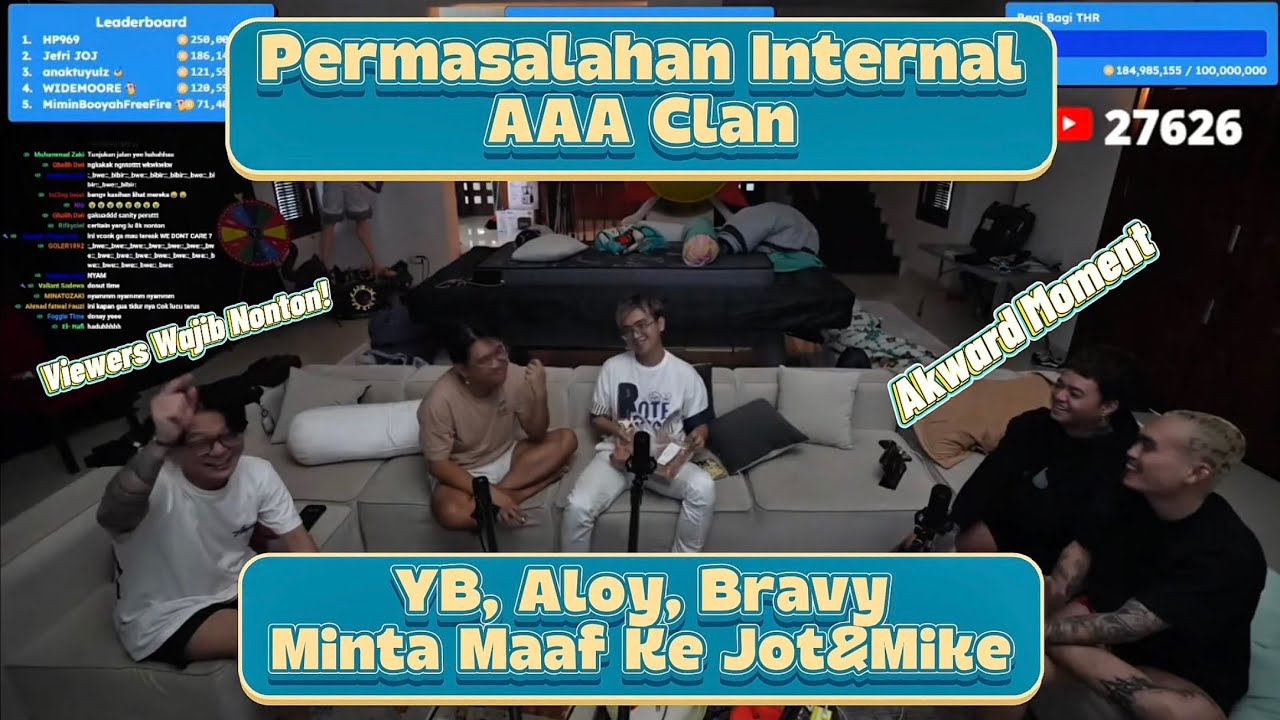 Dark Side Member AAA Clan, YB, Aloy, Vconk dibuat bungkam #yb #aloy #marapthon #aaaclan