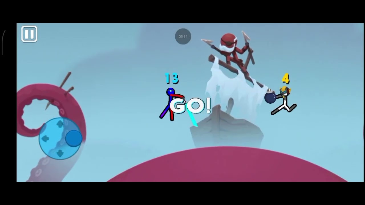 Supreme Duelist Stickman но это гиганские оружия