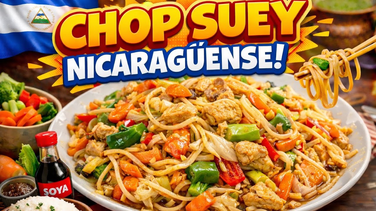 COMIDA DE CUMPLEAÑOS NICARAGUENSE CHOPSUEY/CHOPSI 🇳🇮