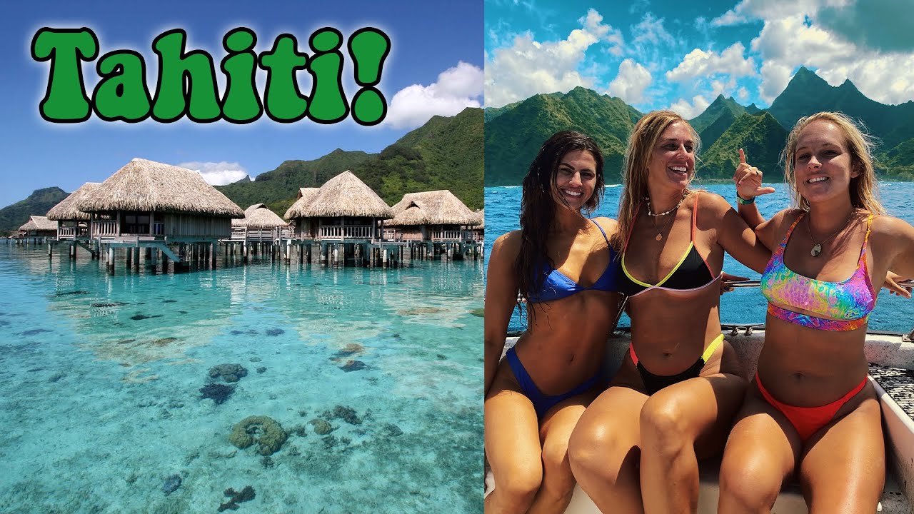 3 girly's take on TAHITI, DAY 1... it was a dream! (boat day, whales, air b&b tour!)