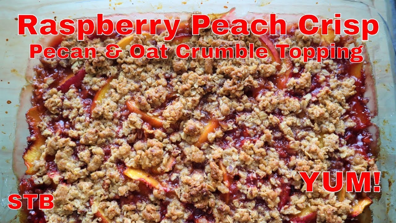 Peach Raspberry Crisp Recipe Easy - Super Tasty Bites Recipe - No talking