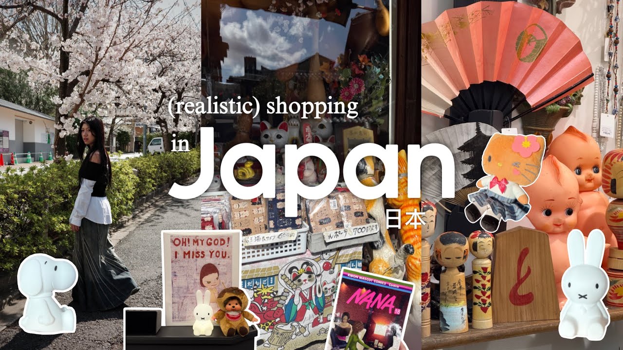 thrifting in Japan!🌸🍡✿˖° trinkets, vintage clothes, secondhand shopping in osaka, kyoto, tokyo