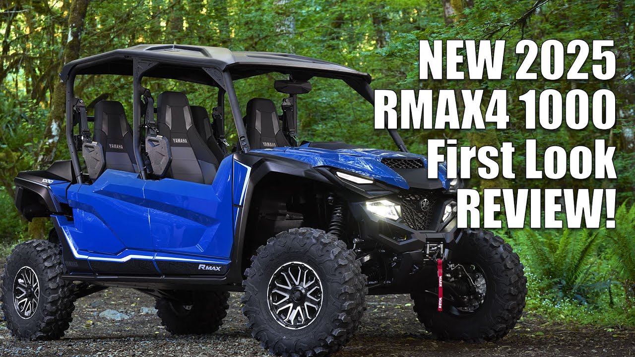 NEW 2025 Yamaha RMAX4 1000 First Look Review and Returning Model Updates.