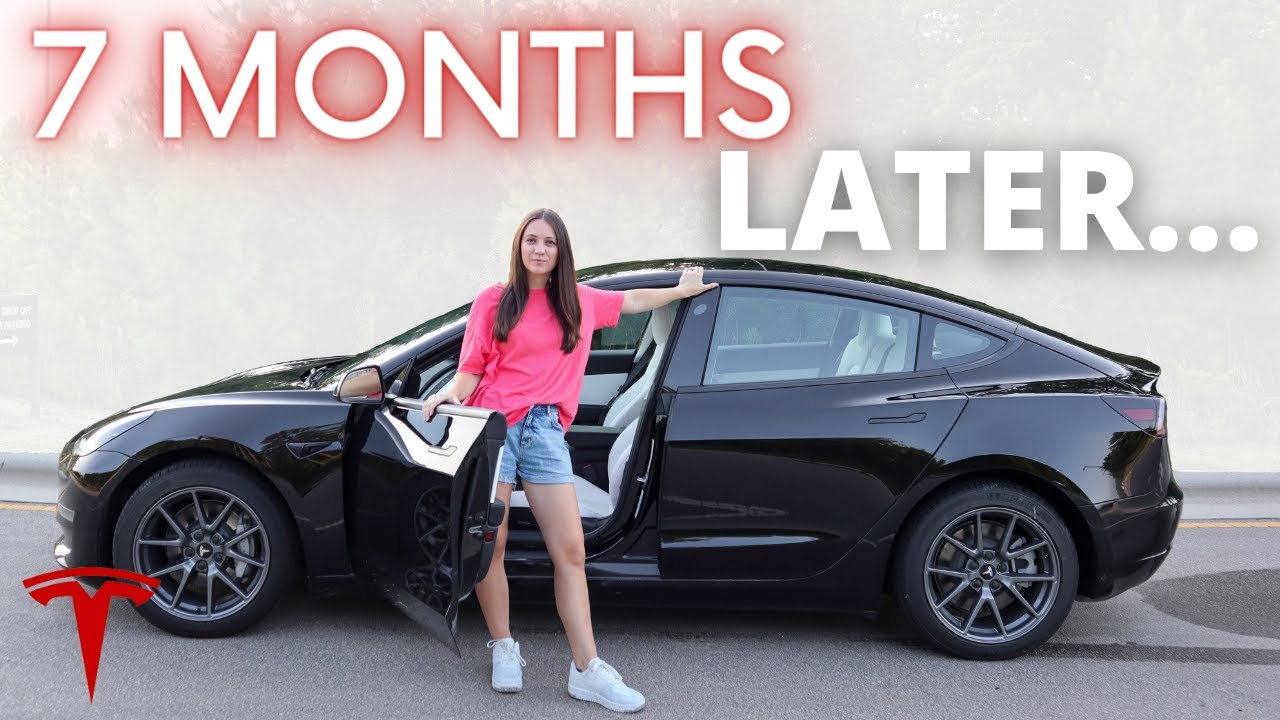 TESLA MODEL 3 7 MONTHS LATER (Tesla White Interior Review)