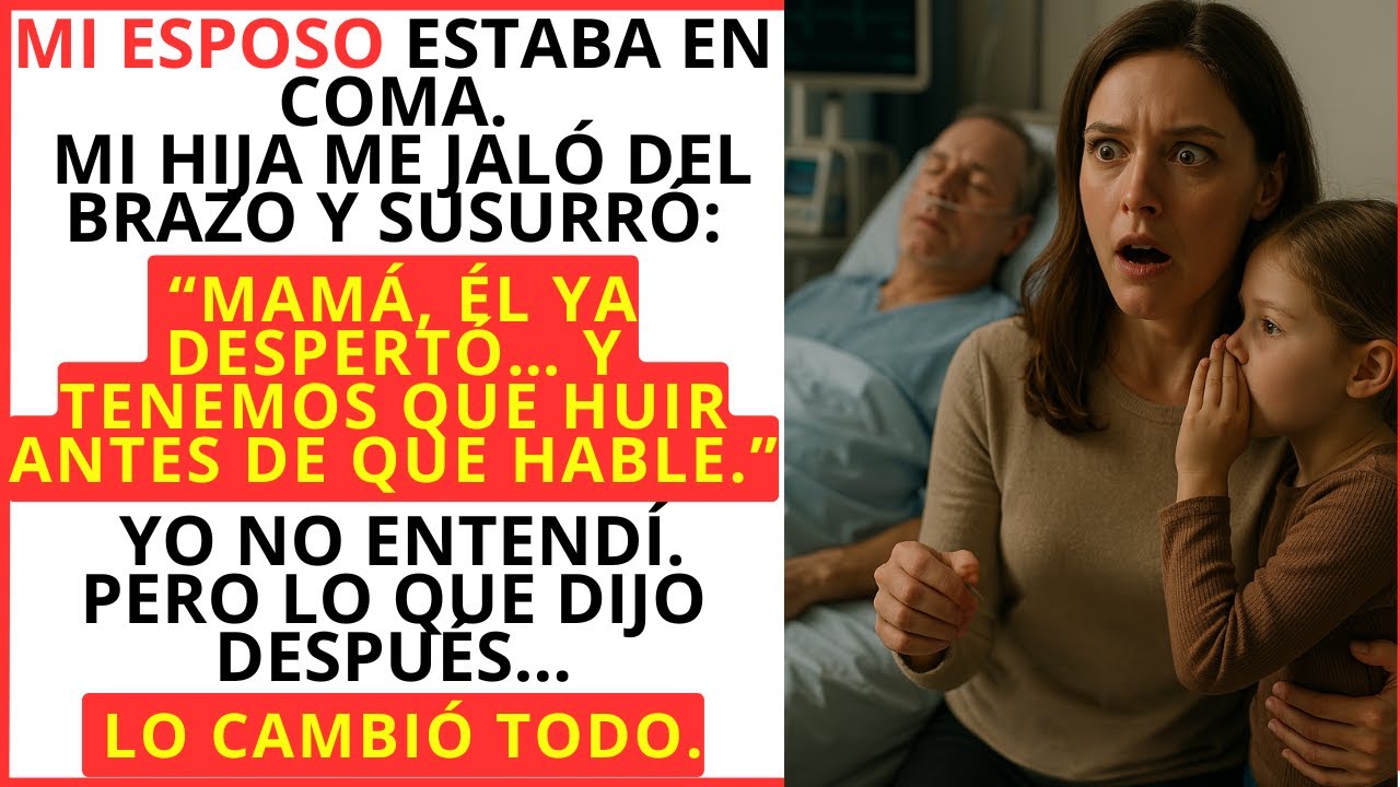 Mi hija vio a su papá inconsciente en la UCI y susurró: “Corre, mamá. Él ya lo sabe.”