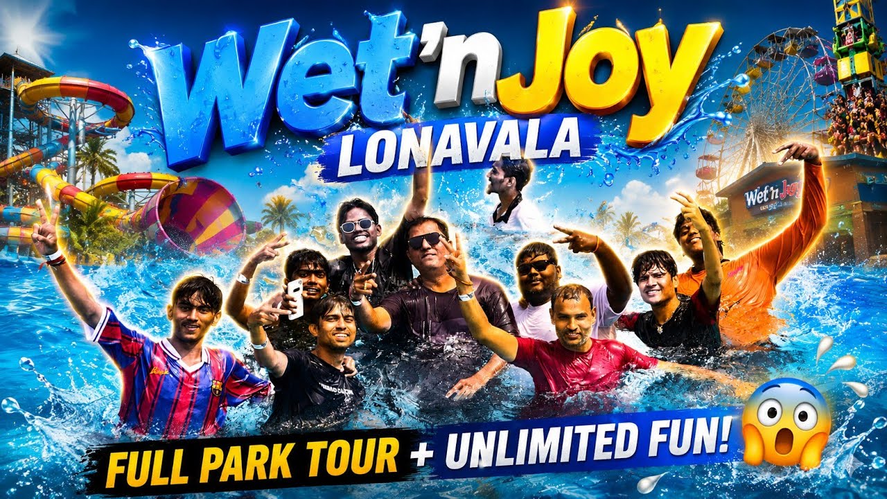 Wet'nJoy Water Park & Amusement Park lonawala mumbai 😱😵‍💫