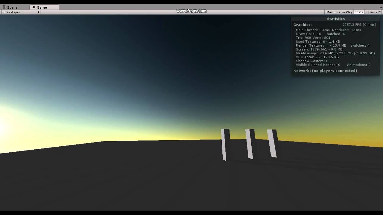 Dynamic Sky with Atmospheric Scattering in Unity 3.5