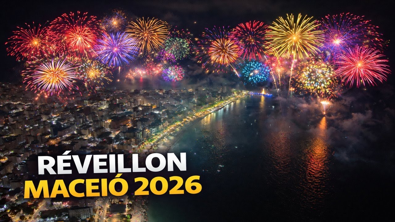 R&Eacute;VEILLON MACEI&Oacute; 2026 | QUEIMA DE FOGOS NA ORLA DE MACEI&Oacute; - AL