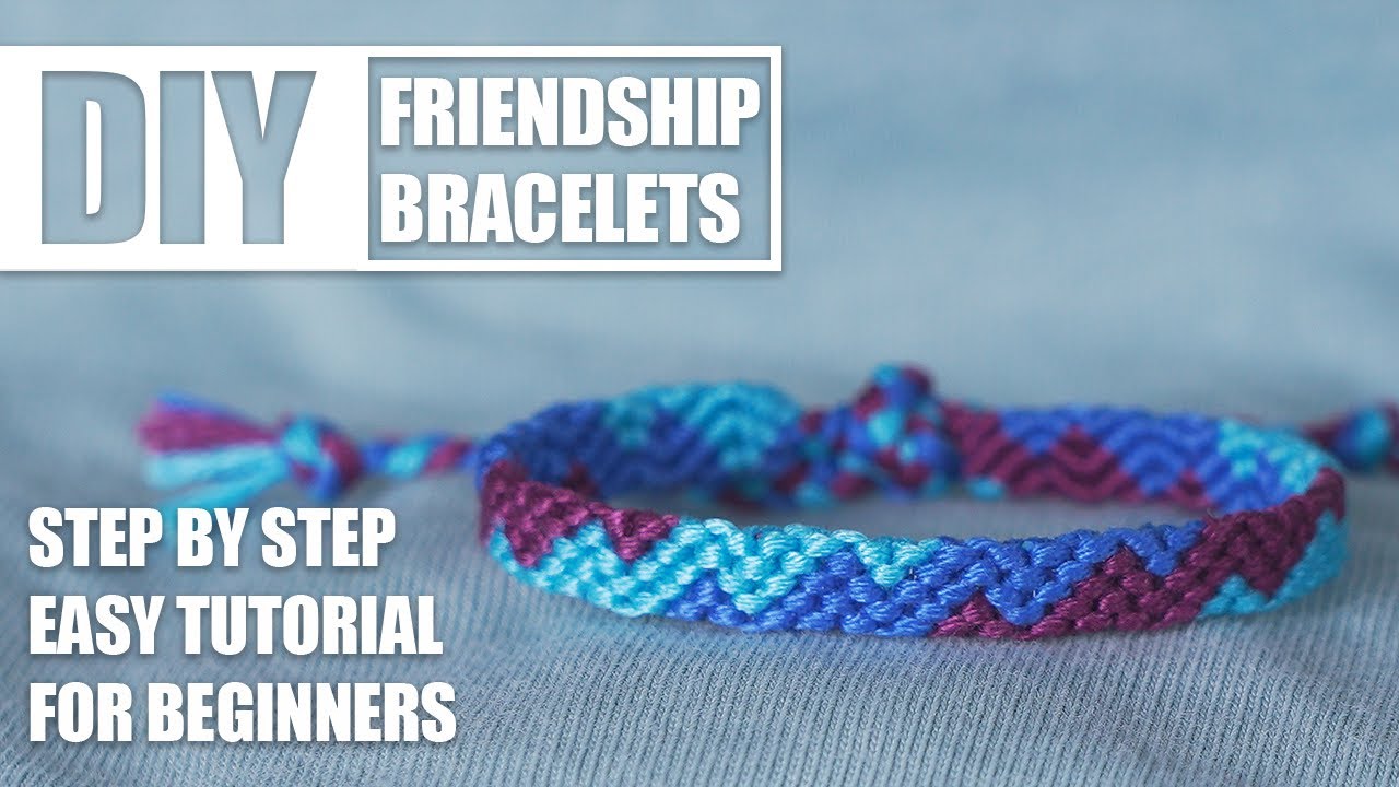 Zigzag Stagger Wave Macrame Friendship Bracelets Step by Step Tutorial | Easy Tutorial for Beginner