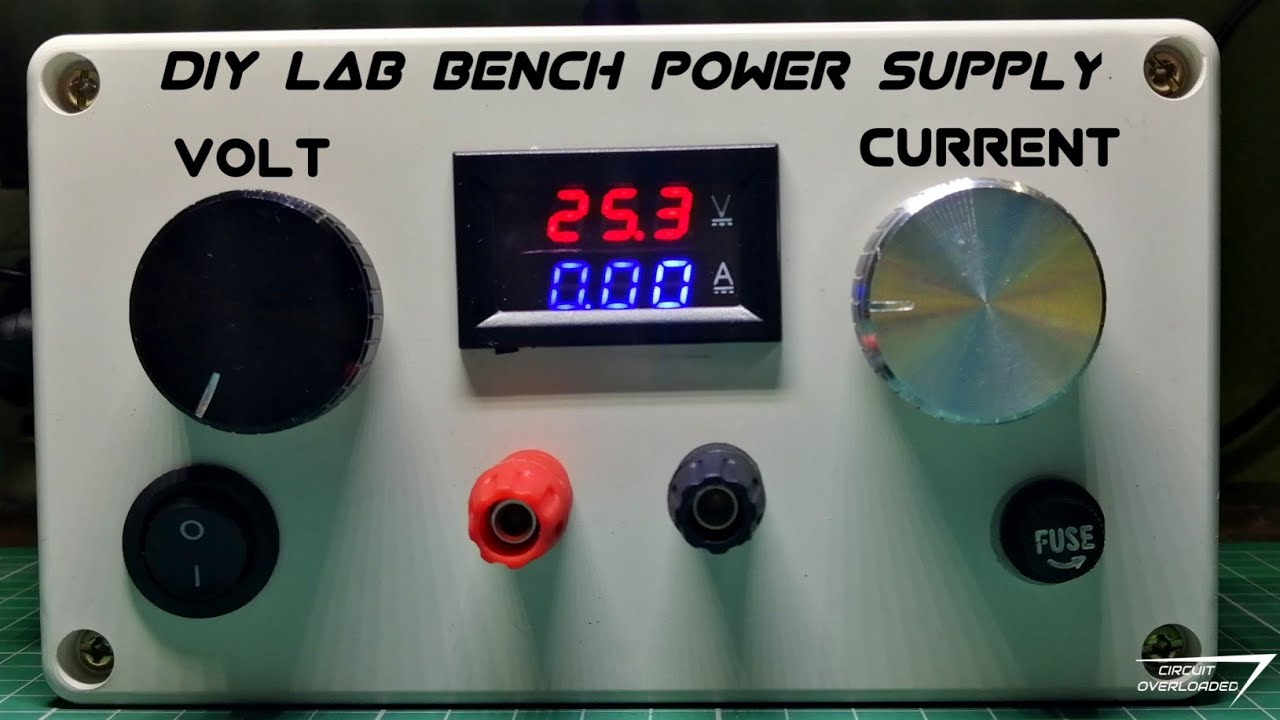How to make variable lab bench power supply using xl4016 buck converter