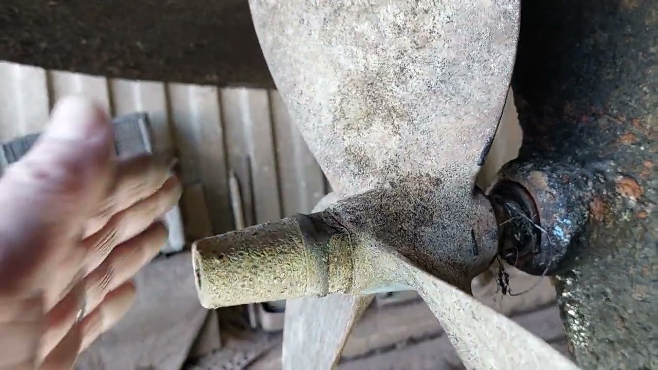 A quick masterclass on propeller & shaft checks with an unusual issue found, a loose shaft bearing.
