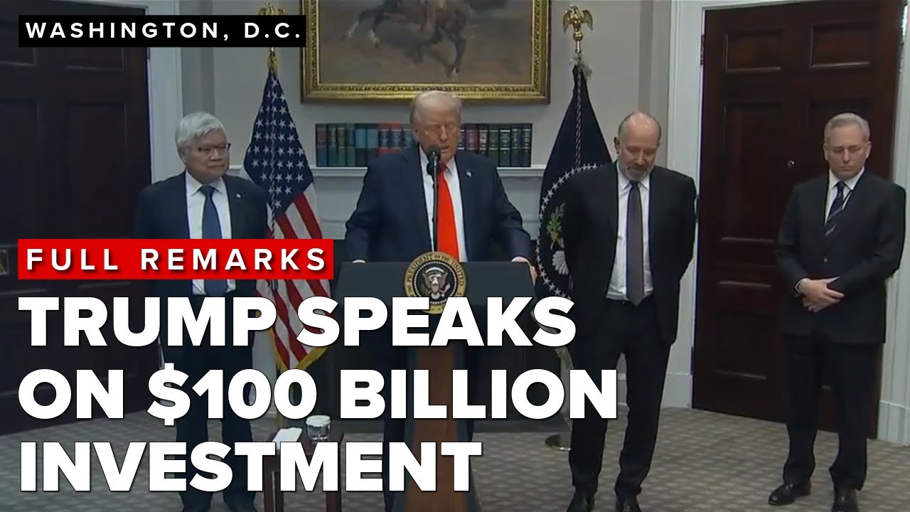 FULL REMARKS: Trump, Taiwan chip maker announce $100 billion deal