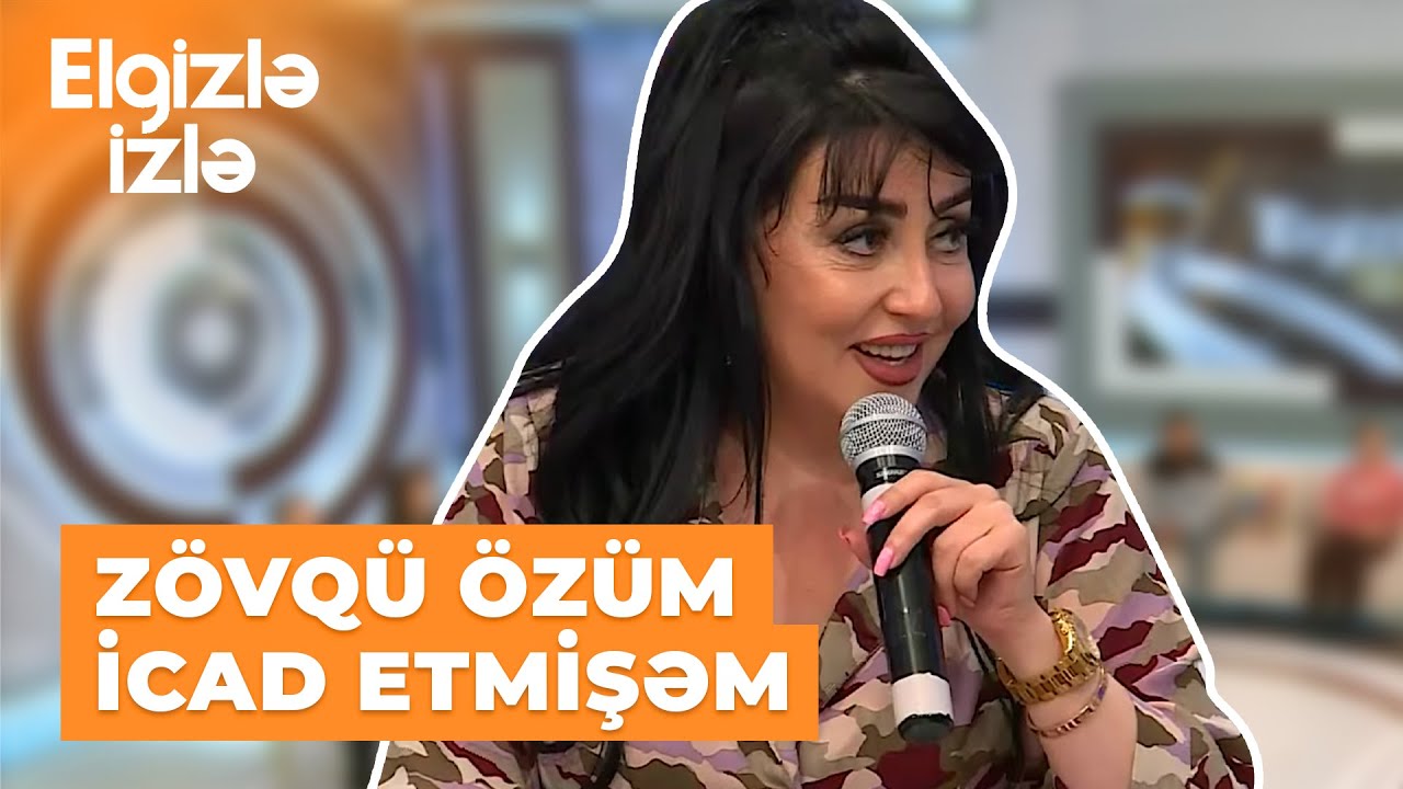 Elgizlə izlə | Afət Fərmanqızı qısa geyimdə studiyaya gəldi | Bəylərin zövqü ilə geyinməyi sevirəm