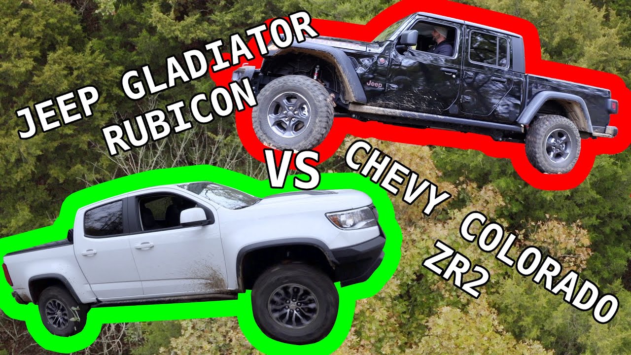 Jeep Gladiator vs Chevy Colorado ZR2: Off-Road Comparison
