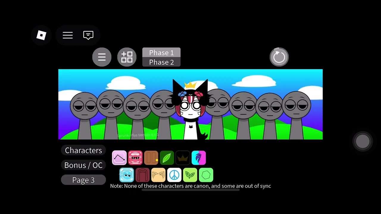 Sprunki OC + WARNING: THEY ARE NOT MY OC!!!