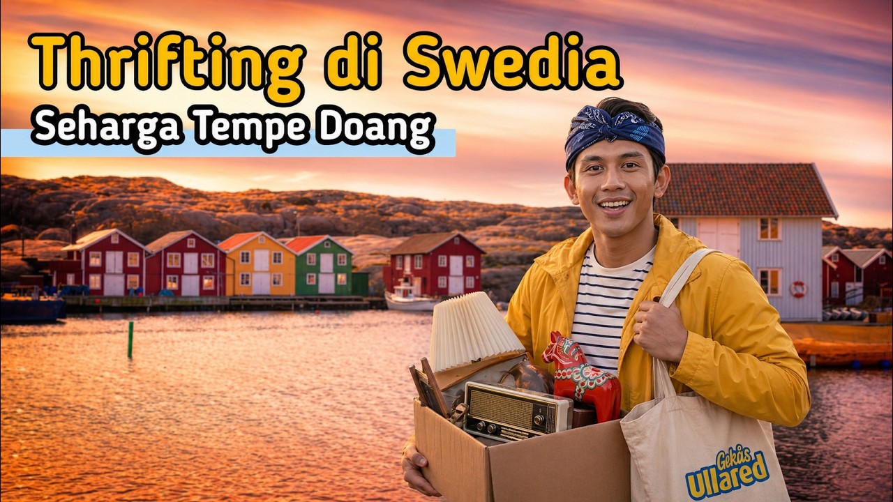 Thrifting Baju dan Barang Bekas di Swedia Seharga Tempe