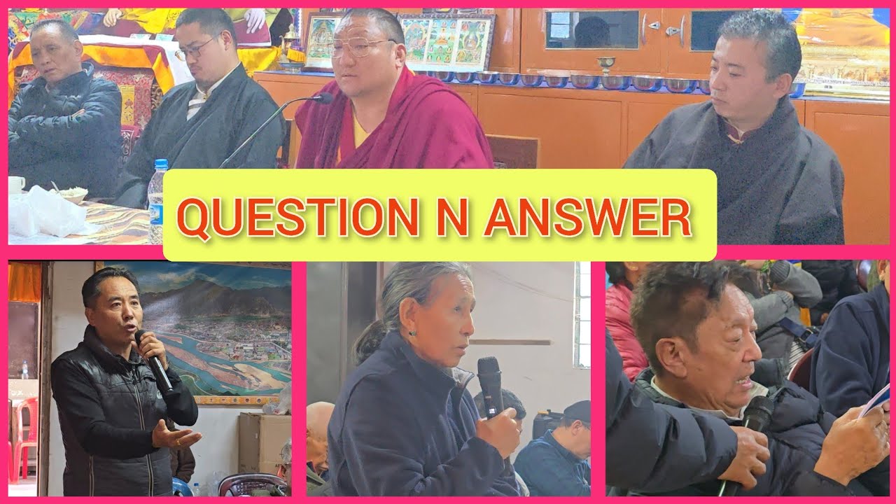 PART 2- QUESTION AND ANSWER | Chitue Geshe Lharampa Andruk Tsetan n Chitue Tenzin Gigdel #shillong