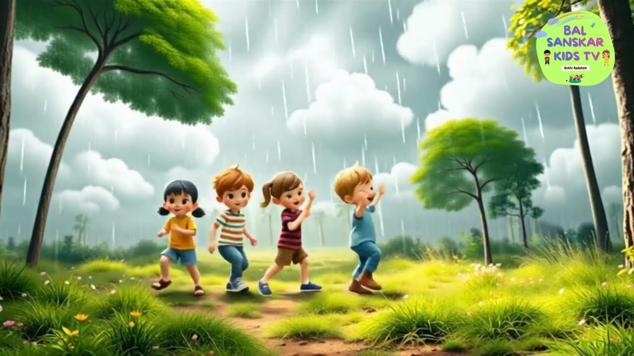 New Kids Rhyme in #Hindi Nature Song for Children Save Trees Nursery #Rhyme Baccho Ka Gana Kavita