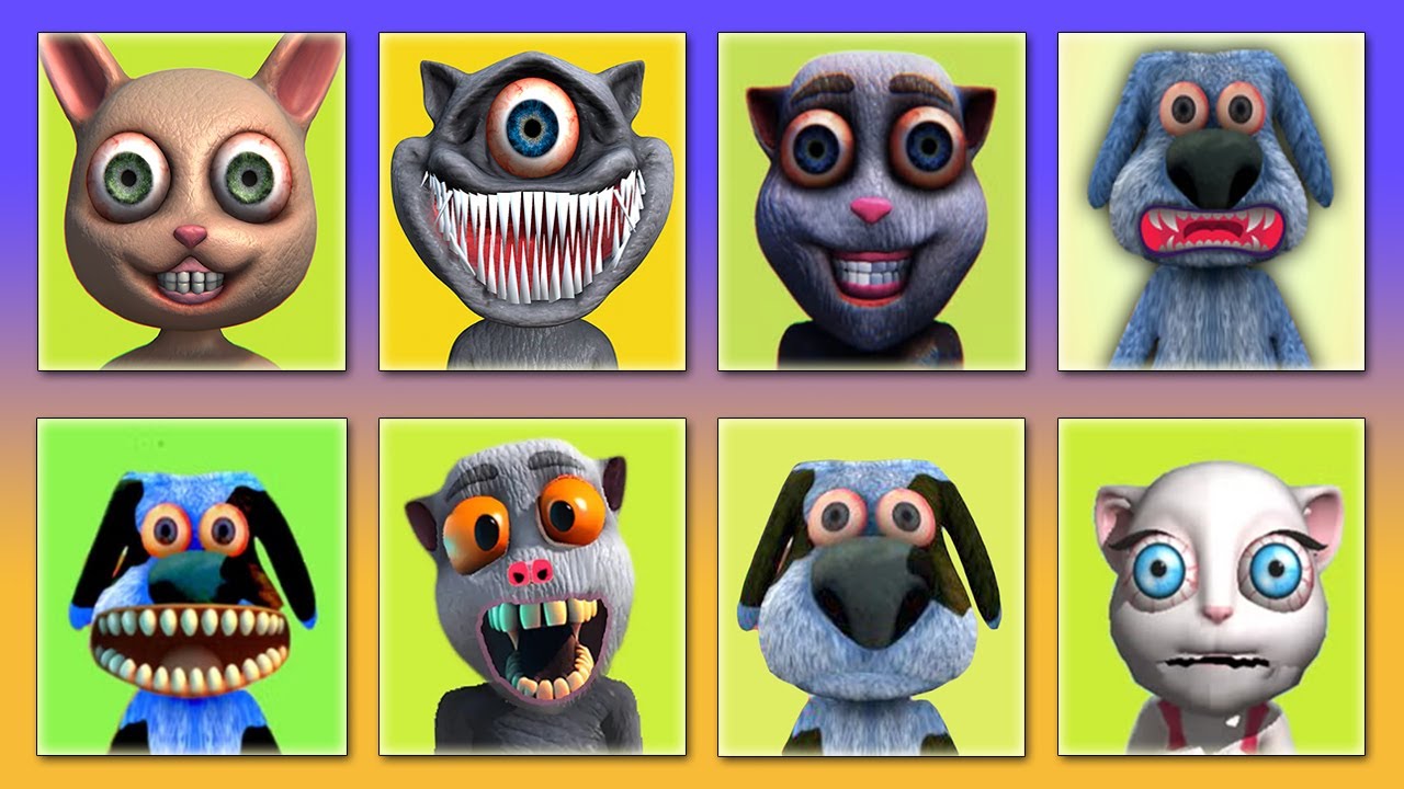 Scary Juan,Scary Ana,Tom and Friends,Talking Juan,Talking Tom,Talking Pablo,Talking Cat Horror
